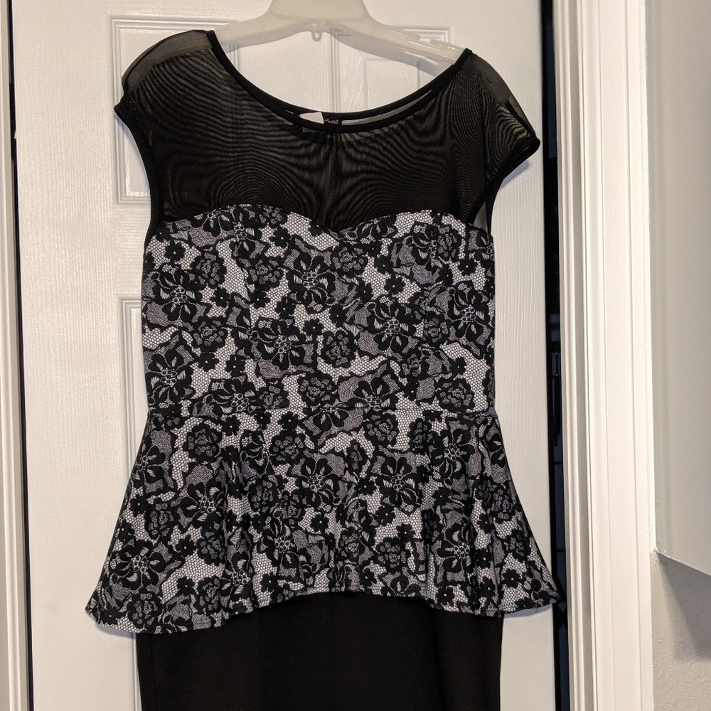 Peplum dress